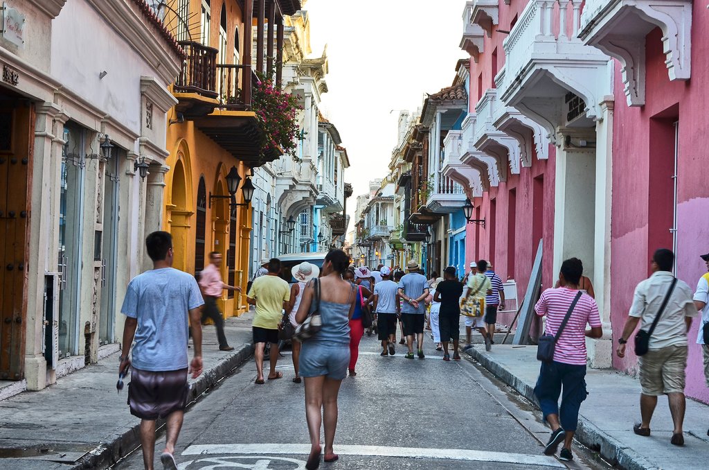 Take a guided walking tour of Cartagena.