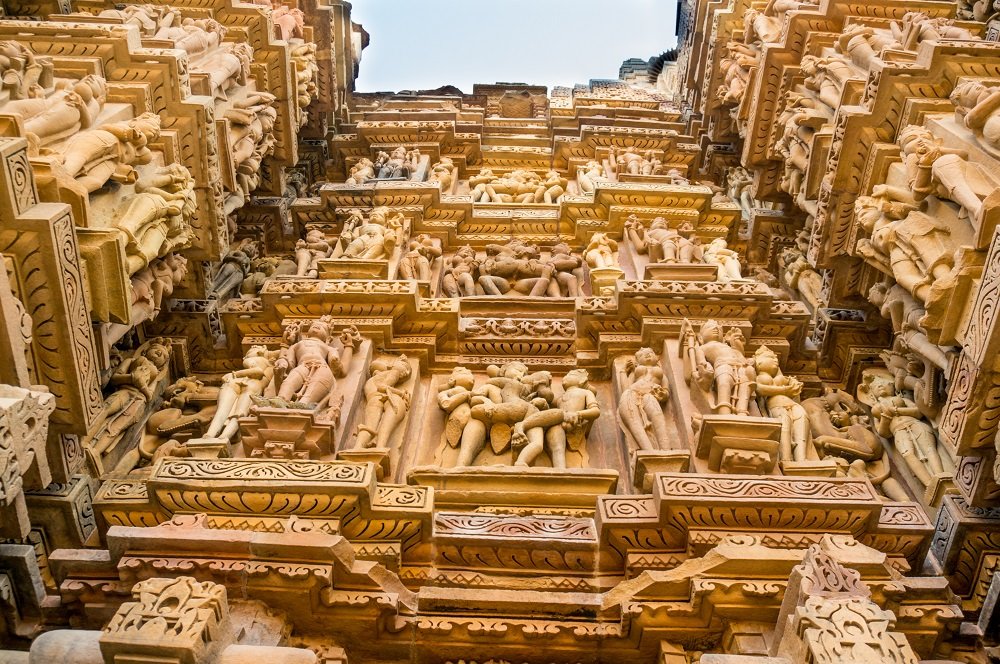 The intricate and erotic carvings on the temples are unparalleled in their detail