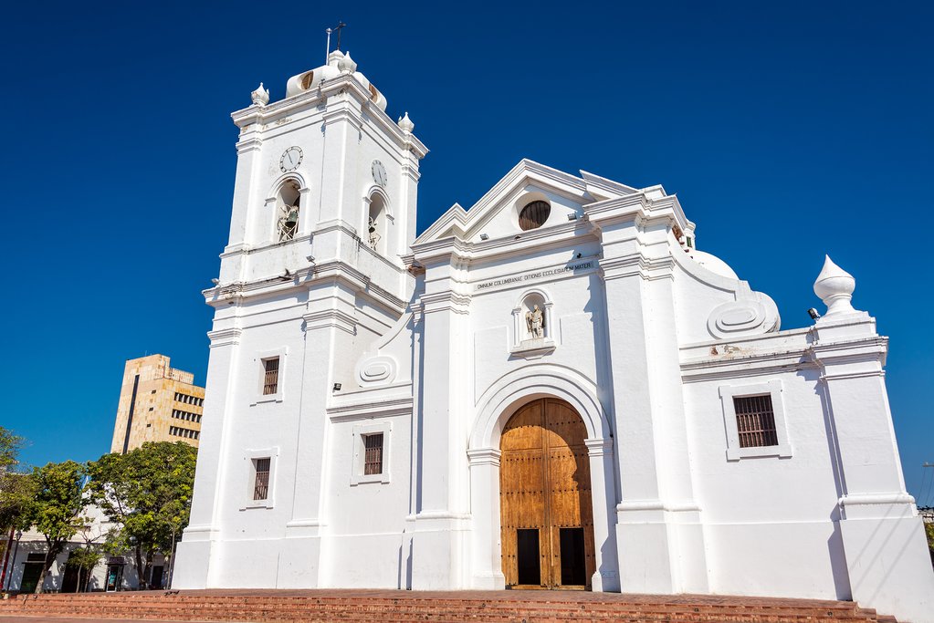 Santa Marta's historical downtown.