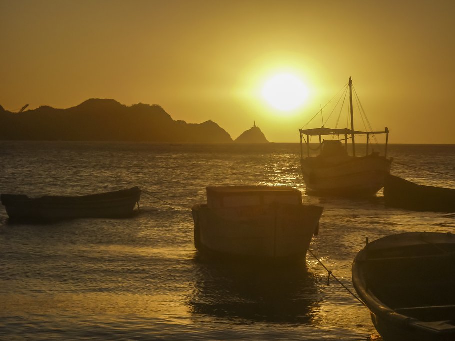 A beautiful sunrise in Santa Marta.