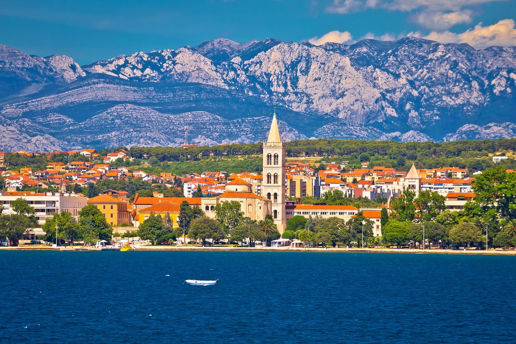 Waterfront views of Zadar