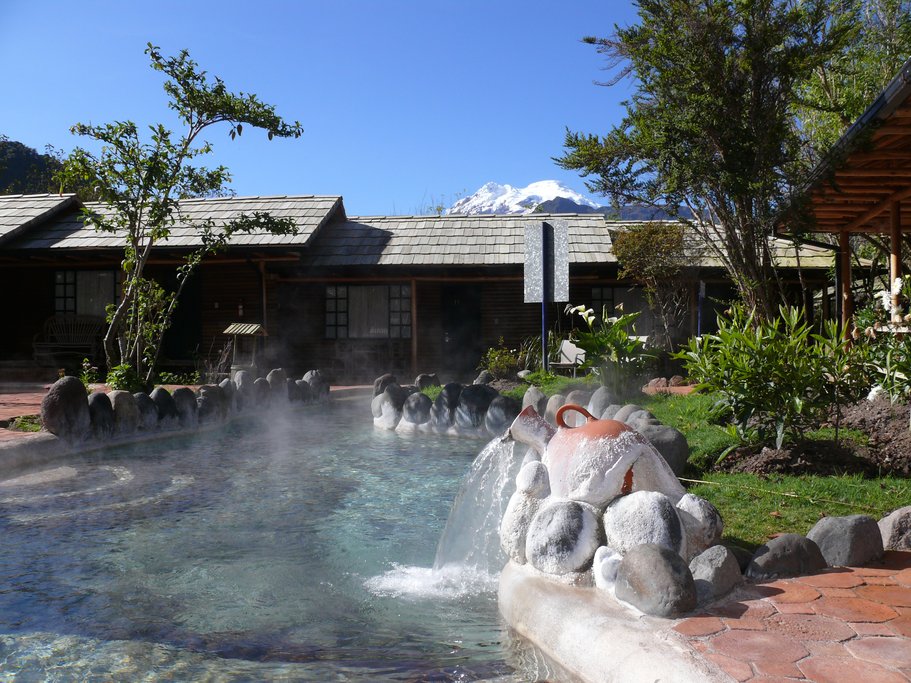 The volcanic hot springs