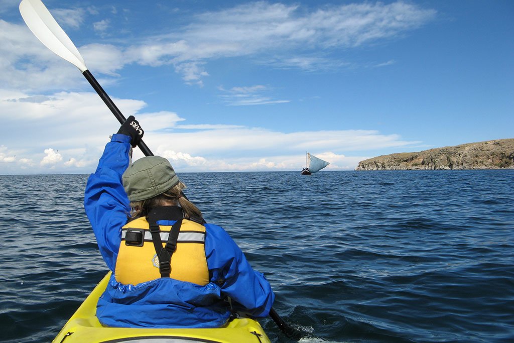 Lake kayaking