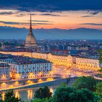 Sunset over Turin