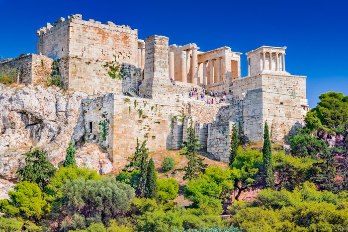 A view of the Acropolis