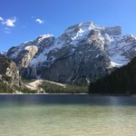 A lake in the Dolomites