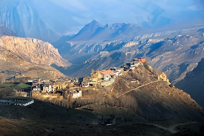 Muktinath village from above