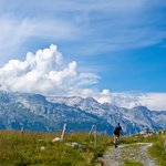 Mountain biking in Slovenian Alps