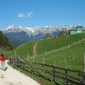 Crossing villages in the Carpathian Mountains