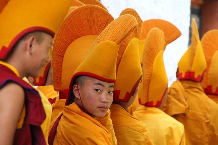 Bhutanese monks