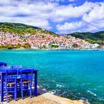 Stop for a snack on Skopelos