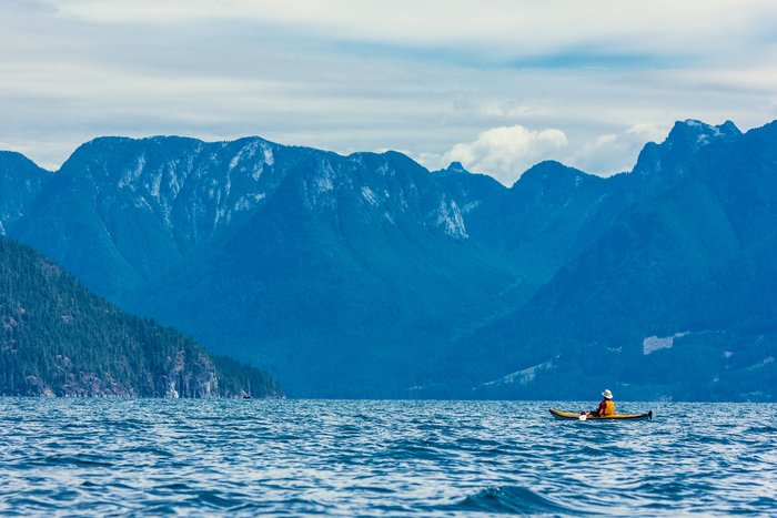 The remote and pristine Desolation Sound, home to some of BC's warmest waters