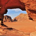 Go on a Jeep safari into the vast Wadi Rum desert