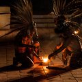 Native Mayan dance performance at Chichen Itza, Mexico
