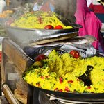 Street food cooking in Rajasthan