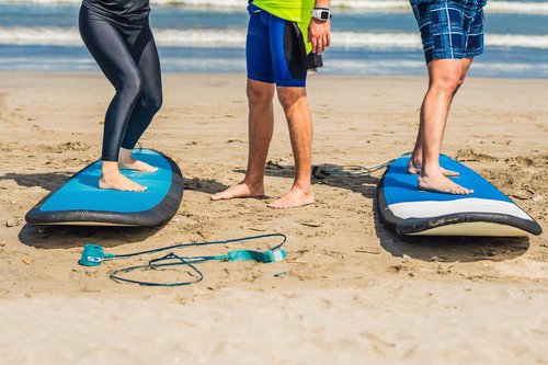 Take a surfing lesson with a local guide and learn to tackle the local breaks