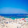 The Old City and port in Mykonos