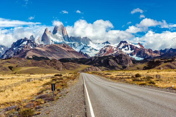A highway in Patagonia
