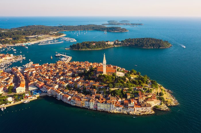The beautiful coastal city of Rovinj