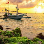 A sunrise at Sanur