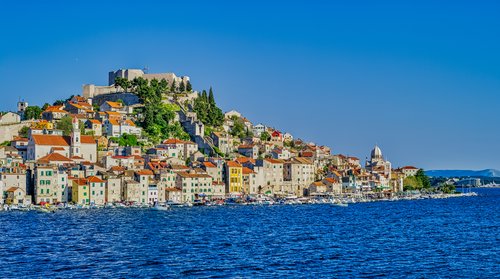 11th-century Šibenik sits pretty along the Adriatic, perhaps warm enough now for a dip