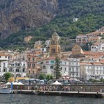 Town of Amalfi from the Tyrrhenian Sea 