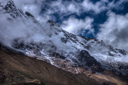 Dusk over the Vilcabamba Range