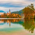 Lake Bled in the fall