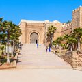 The Kasbah of the Udayas fortress in Rabat in Morocco. 