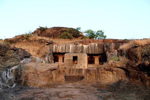 The Ellora Caves, a UNESCO World Heritage site, in the district of Aurangabad
