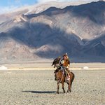 An eagle hunter in Mongolia