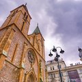 Visit the Sarajevo Cathedral in the capital's Old Town district