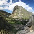 Ruins at Ollantaytambo in Peru's Sacred Valley