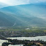 The lakes and mountains of the Okanagan Valley, British Columbia's wine region