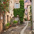 An ancient alley in the village of Lourmarin