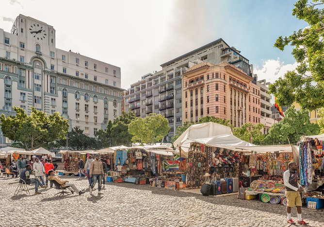 Greenmarket Square in Cape Town