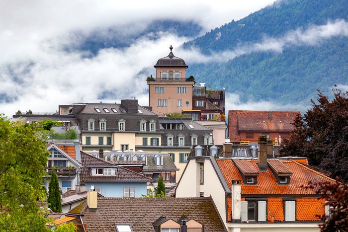 Interlaken rooftops