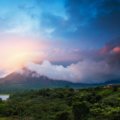 Arenal Volcano in the Sunset