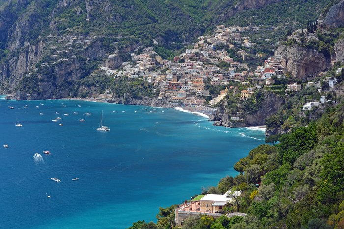 View of the Amalfi Coast