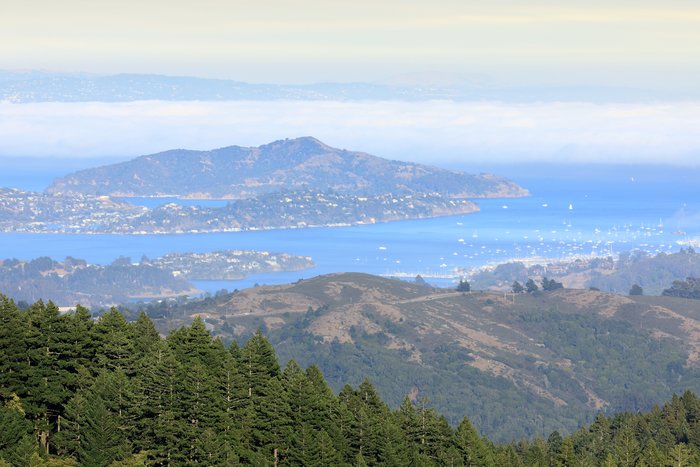 View from Mt Tam