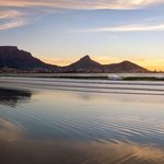Table Mountain at sunset
