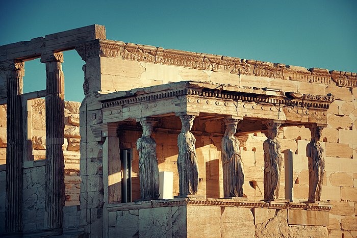 The Erechtheion Temple at the Acropolis, Athens