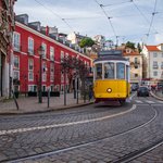Famous Yellow Trams of Lisbon