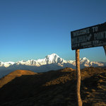 The amazing view from Muldai Peak