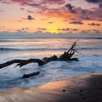 Manuel Antonio beaches are known for sunset views