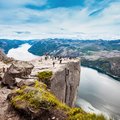 Trek to the impressive Preikestolen aka Pulpit Rock for exceptional fjord views