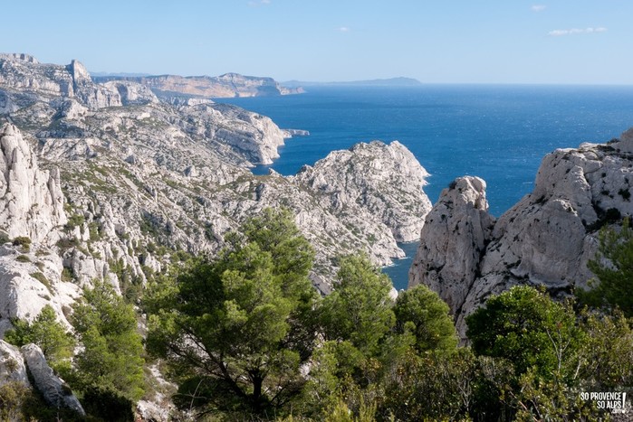 Calanques National Park between Marseille and Cassis