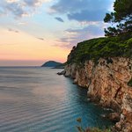 Cliff face on the island of Koločep