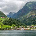 Goats outnumber residents in the village of Undredal.