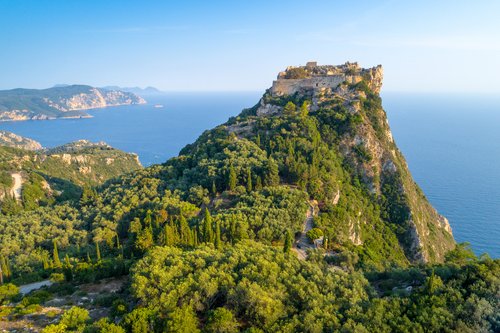 Angelokastro Fortress on Corfu